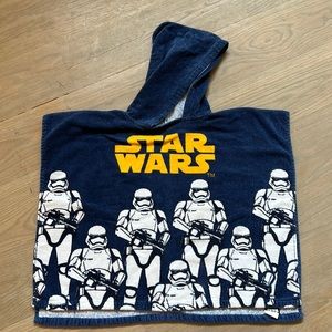 Kids Star Wars towel poncho